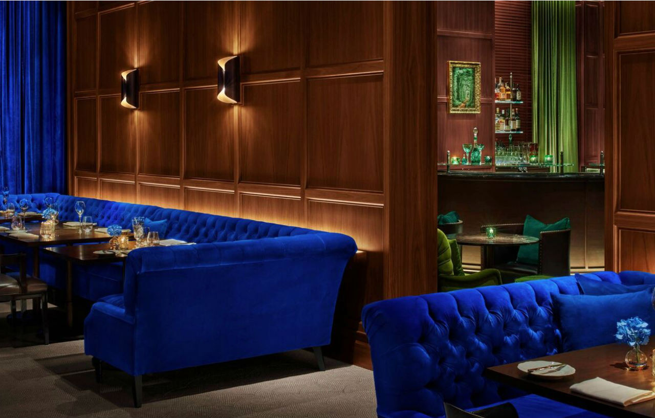The Times Square Edition Нью-Йорк Екстер'єр фото The bar at the London Edition